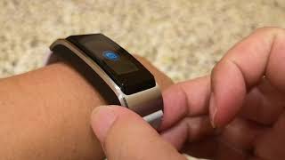 HUAWEI TalkBand B5 手環拆卸操作 [upl. by Nahgeem]