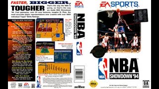 NBA Showdown 94 Sega Genesis  Boston Celtics vs Cleveland Cavaliers [upl. by Kind]