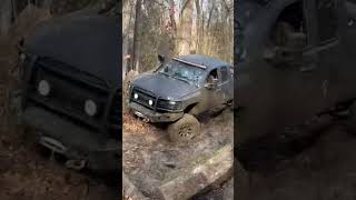 Sunday funday jeep trails in the foolsized Chevy Silverado boggers mudding offroad boggers [upl. by Denver]