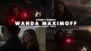 Wanda Maximoff Endgame  Twixtor Scenepack  21604k [upl. by Eloccin]