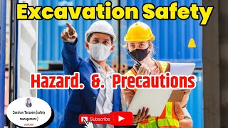 Excavation safety  Hazards and control measures  How to carry out excavation inspection [upl. by Ecyak]