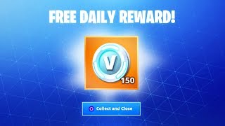 New FREE VBUCKS REWARD in Fortnite TODAY [upl. by Acessej299]