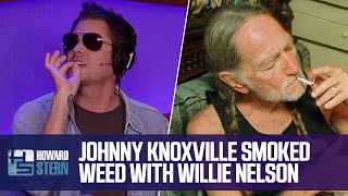 Johnny Knoxville on the Time He Smoked Weed With Willie Nelson 2006 [upl. by Nede]