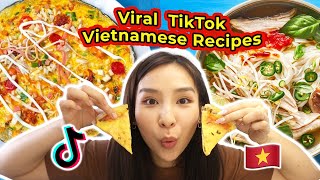 I Test out Viral Vietnamese TikTok Recipes so pho so good [upl. by Jepson389]