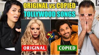 Original Vs Copied Tollywood Songs  Songs That We Thought Were Original  MUZIX  Reaction [upl. by Tatiana716]