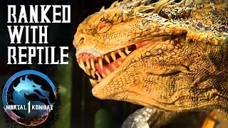 Learning Reptile  Mortal Kombat 1 Ranked Matches [upl. by Ahsikam]