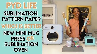 Testing The New Sublimation Pattern Paper amp Mug Press from PYD LIFE Is It Worth IT Full Review [upl. by Eelyr]