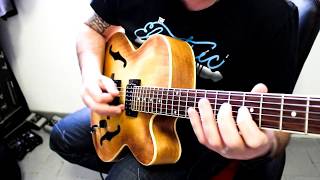 Jazz Funk Improvisation Ibanez AF 55TF [upl. by Ogaitnas192]