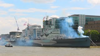 HMS BELFAST  DDay 80th Anniversary Commemoration [upl. by Thais878]