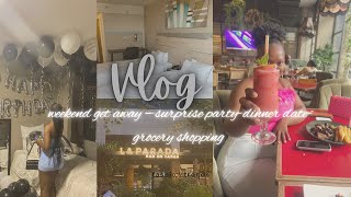 Vlog weekend get away surprise party gift wrapping ❤️ “South African YouTuber “ [upl. by Nomolos]