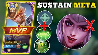 SUSTAIN IS THE NEW META🥚 SUN VS REVAMPED ALICE MLBB🔥 topglobalsun sunmlbb sungameplay [upl. by Navanod]