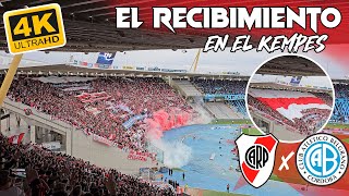 ðŸ”´EL RECIBIMIENTO de RIVER en EL KEMPES 4K River 2 Belgrano 1 [upl. by Yenobe]