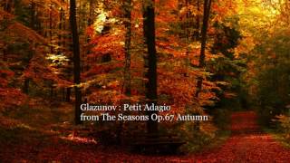 Glazunov Petit Adagio from The Seasons Autumn [upl. by Sidman335]