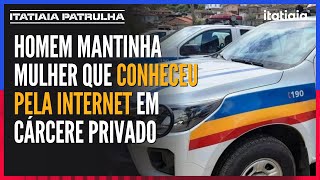 Polícia resgata mulher que era mantida em cárcere privado por um homem que ela conheceu na internet [upl. by Tigirb858]