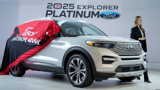 quotUnveiling the 2025 Ford Explorer Platinum 4WD – Luxury Meets Adventurequot [upl. by Yrrej]