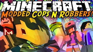 Minecraft Modded Cops N Robbers  DRUGS MOD [upl. by Ativla494]