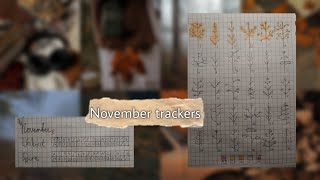 November trackers [upl. by Wiersma793]