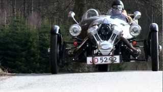 Morgan Three Wheeler  One minute of pure sound [upl. by Ellebana]