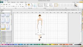 Edraw Fashion Designing Tutorial [upl. by Arayc]