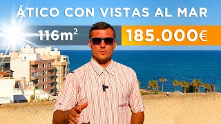 Apartamento en Torrevieja 🌞 Ático con vistas al mar y garaje en el centro de La Mata Torrevieja [upl. by Loeb73]