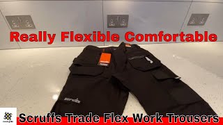 Scruffs Trade Flex Work Trousers  Slim Fit Stretch Straight Leg [upl. by Felic]