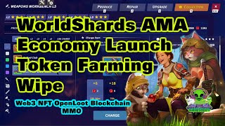 WORLDSHARDS AMA 01NOV24 Economy launch Token farming Wipe Fortunes luck favor buff Web3 Gaming [upl. by Loginov]