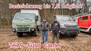 Expeditionsmobil  Basisfahrzeuge bis 75t möglich Fahrzeugvorstellung Fuso Canter [upl. by Dorsy779]