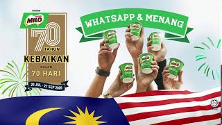 MILO® 70 Tahun Kebaikan Dalam 70 Hari Contest [upl. by Meesak]