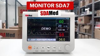 Monitor Multiparamétrico SDA7  SDAMed [upl. by Atneciv]