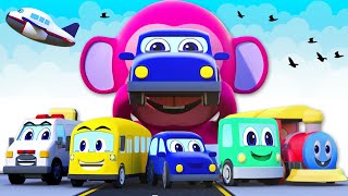 Vehicle Song  Sing Along Kids Songs by AllBabiesChannel on hooplakidz [upl. by Elliot]