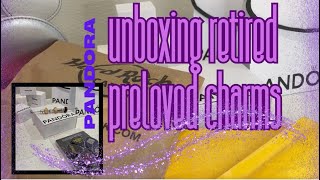 Pandora  Unboxing Retired Preloved Charms [upl. by Alexandria]