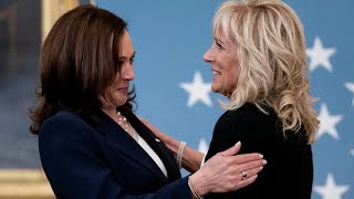 BREAKING First Lady Jill Biden Gives Kamala Harris Stone Cold Hell [upl. by Pharaoh]