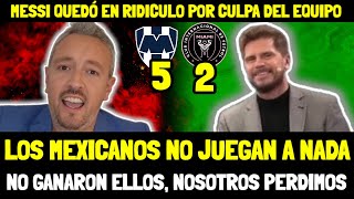 ARGENTINOS EXPLOTAN vs MÉXICO por la PALIZA DE MONTERREY a MESSI e INTER MIAMI [upl. by Darooge]