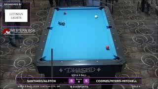 SANTIAGOALSTON vs COOMESMYERSMITCHELL  WBCA 9 BALL 2024  TABLE 6  EvoSports [upl. by Filemon372]