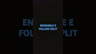 RITORNELLO ENSEMBLE E FOLLOW SPLIT [upl. by Nairdad]