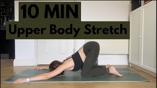 10 Min Upper Body Stretch  Rockberry Yoga [upl. by Nitsir214]