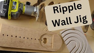 Ripple Wall Jig for Router [upl. by Pansir]