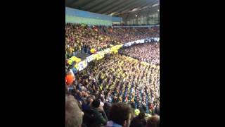 Dortmund fans bouncing at MCFC [upl. by Nwotna]