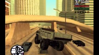 GTA SAN ANDREAS DUMPER RAMPAGE [upl. by Aikkan]