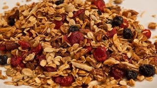 Homemade Granola Recipe  Laura Vitale  Laura in the Kitchen Episode 363 [upl. by Lottie]