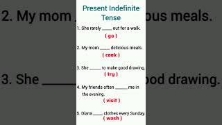 Present Indefinite Tense  Grammar  foryou [upl. by Marela]