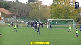 U13  FC Sévenne vs FC Chaponnay M  19 nov 2022  période 1 [upl. by Byers]