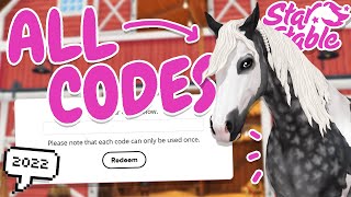 All WORKING Star Stable Redeem Codes January 2022 😆 [upl. by Rahcir]