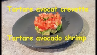 Tartare avocat crevette [upl. by Simonette]