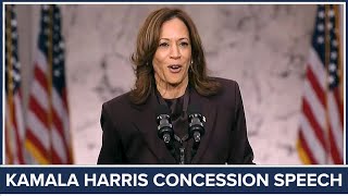 Kamala Harris concession speech  FULL SPEECH [upl. by Kokoruda88]