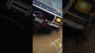 Ford Bronco 1979 traxxas trx4 mudding offroad lake poland rccar [upl. by Nola]