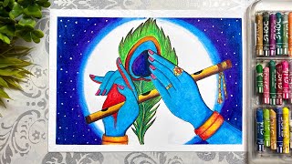 Janmashtami Drawing Janmashtami Painting Janmashtami Chart [upl. by Iluj348]