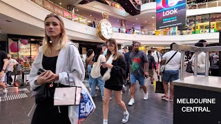 Melbourne City Shopping Centre CBD  Melbourne Central Tour 2023 [upl. by Sudaorb170]