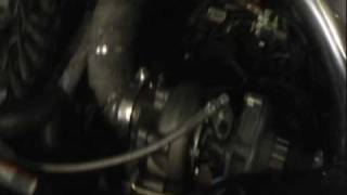 2006 Tiburon V6 custom turbo install start and drive [upl. by Starlene472]