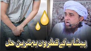 Peshab ke qatron ka behtarin ilaaj  Mufti Tariq Masood  IslamicYouTube2 [upl. by Edd737]